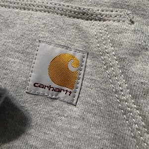 Men’s Carhartt Rain Defense Gray Quarter-Zip Hoodie - Size Large